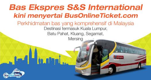 Perkhidmatan bas terbaru Ekspres Su0026S International di Malaysia 