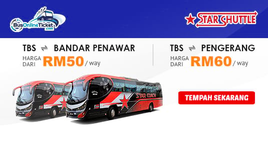 Promosi Diskaun Terbaru - Bas dan Tiket Kereta Api, Pakej 