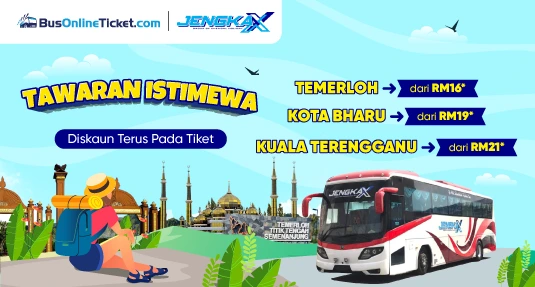Promosi Tiket Bas Jengka X 5% OFF